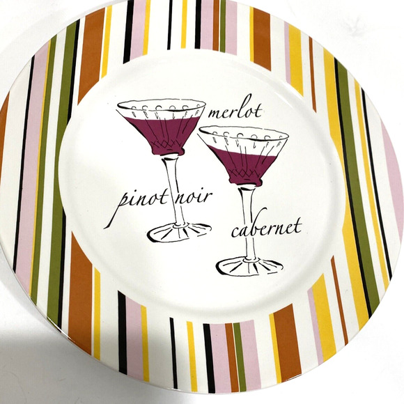 Rosanna Studio boxed plate set wines cocktails canape party buffet salad plates - Picture 4 of 9